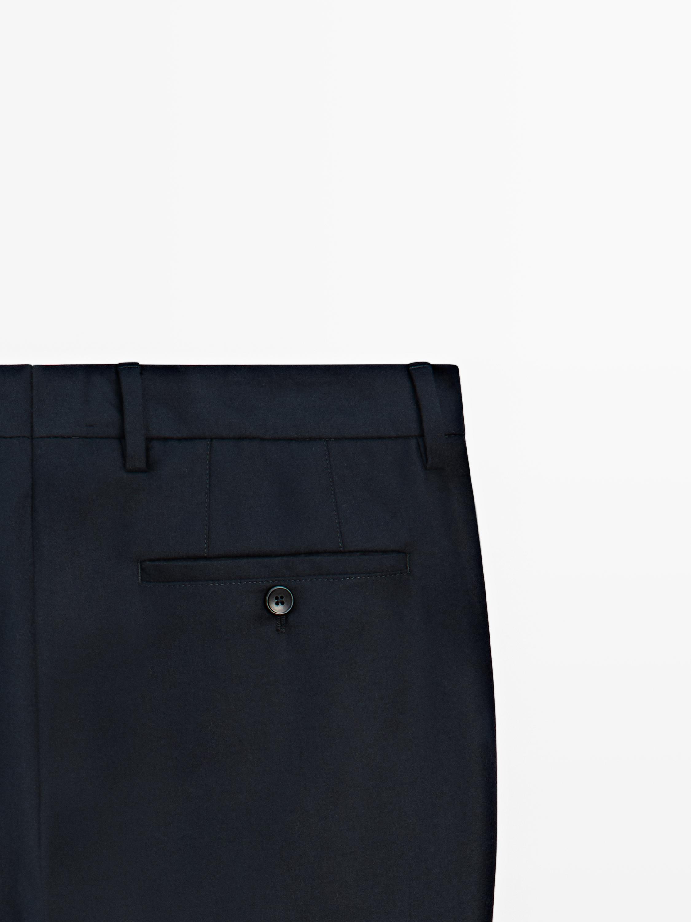 Pantalon flanelle 100 % laine